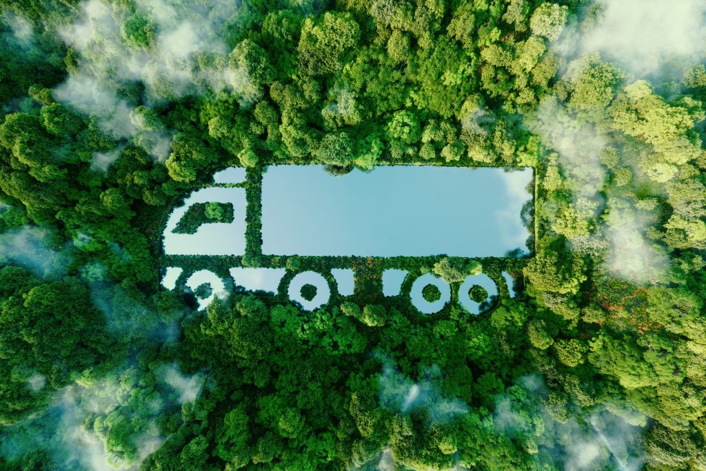 Environmentally friendly truck image